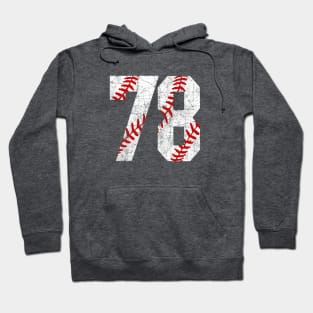 Vintage #78 Baseball Laces Baseball Mom Jersey Love Baseball Hoodie